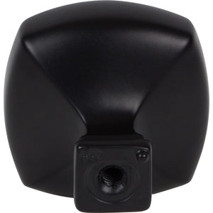 Jeffrey Alexander 278L-MB 1-3/8" Overall Length Matte Black Square Audrey Cabinet Knob