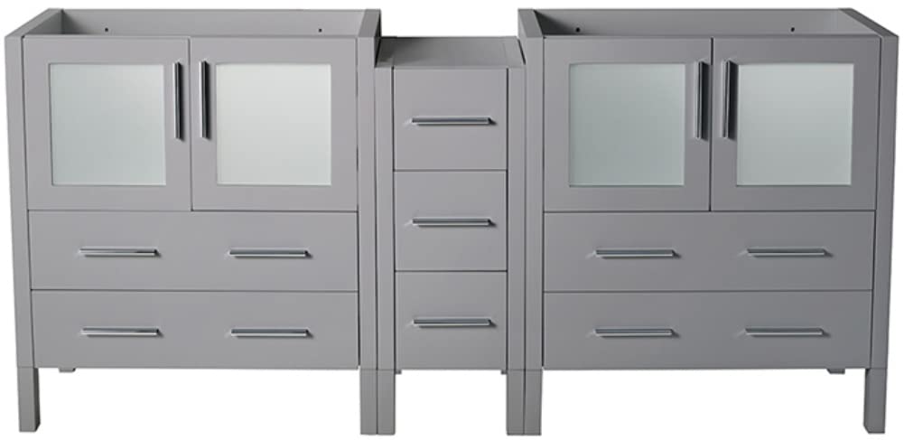 Fresca FCB62-301230GR Fresca Torino 72" Gray Modern Bathroom Cabinets