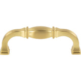 Jeffrey Alexander 278-96BG 96 mm Center-to-Center Brushed Gold Audrey Cabinet Pull