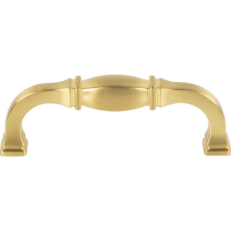 Jeffrey Alexander 278-96BG 96 mm Center-to-Center Brushed Gold Audrey Cabinet Pull