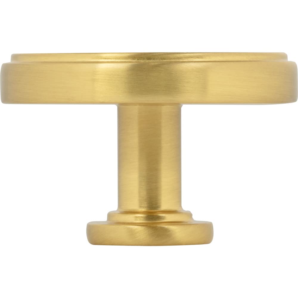 Jeffrey Alexander 171L-BG 1-3/4" Diameter Brushed Gold Richard Cabinet Knob
