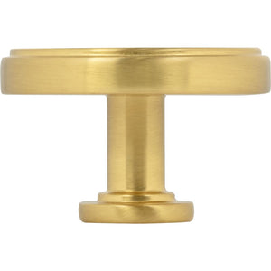 Jeffrey Alexander 171L-BG 1-3/4" Diameter Brushed Gold Richard Cabinet Knob