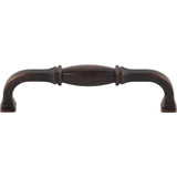 Jeffrey Alexander 278-128DBAC 128 mm Center-to-Center Brushed Oil Rubbed Bronze Audrey Cabinet Pull