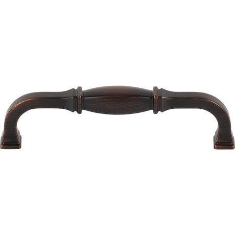 Jeffrey Alexander 278-128DBAC 128 mm Center-to-Center Brushed Oil Rubbed Bronze Audrey Cabinet Pull