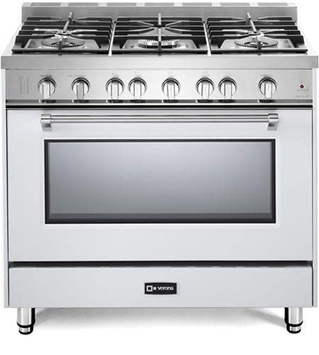 Verona VPFSGG365W Prestige 36" Gas Single Oven Range - White