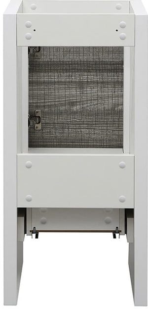 Fresca FCB8118HA Fresca Allier Rio 16" Ash Gray Modern Bathroom Cabinet
