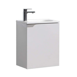 Fresca FCB8003WH-I Fresca Valencia 20" Glossy White Wall Hung Modern Bathroom Vanity