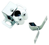 Amerock Double Roller Cabinet Catch Zinc 1-5/16 inch (33 mm) Length 10 Pack Door Catch Cabinet Door Latch