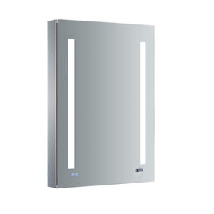 Fresca FMC012436-R Fresca Tiempo 24" Wide x 36" Tall Bathroom Medicine Cabinet w/ LED Lighting & Defogger