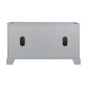 Fresca FCB2460GRV Fresca Windsor 60" Gray Textured Traditional Double Sink Bathroom Cabinet