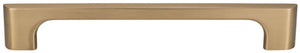 Jeffrey Alexander 286-160BNBDL 160 mm Center-to-Center Brushed Pewter Asymmetrical Leyton Cabinet Pull
