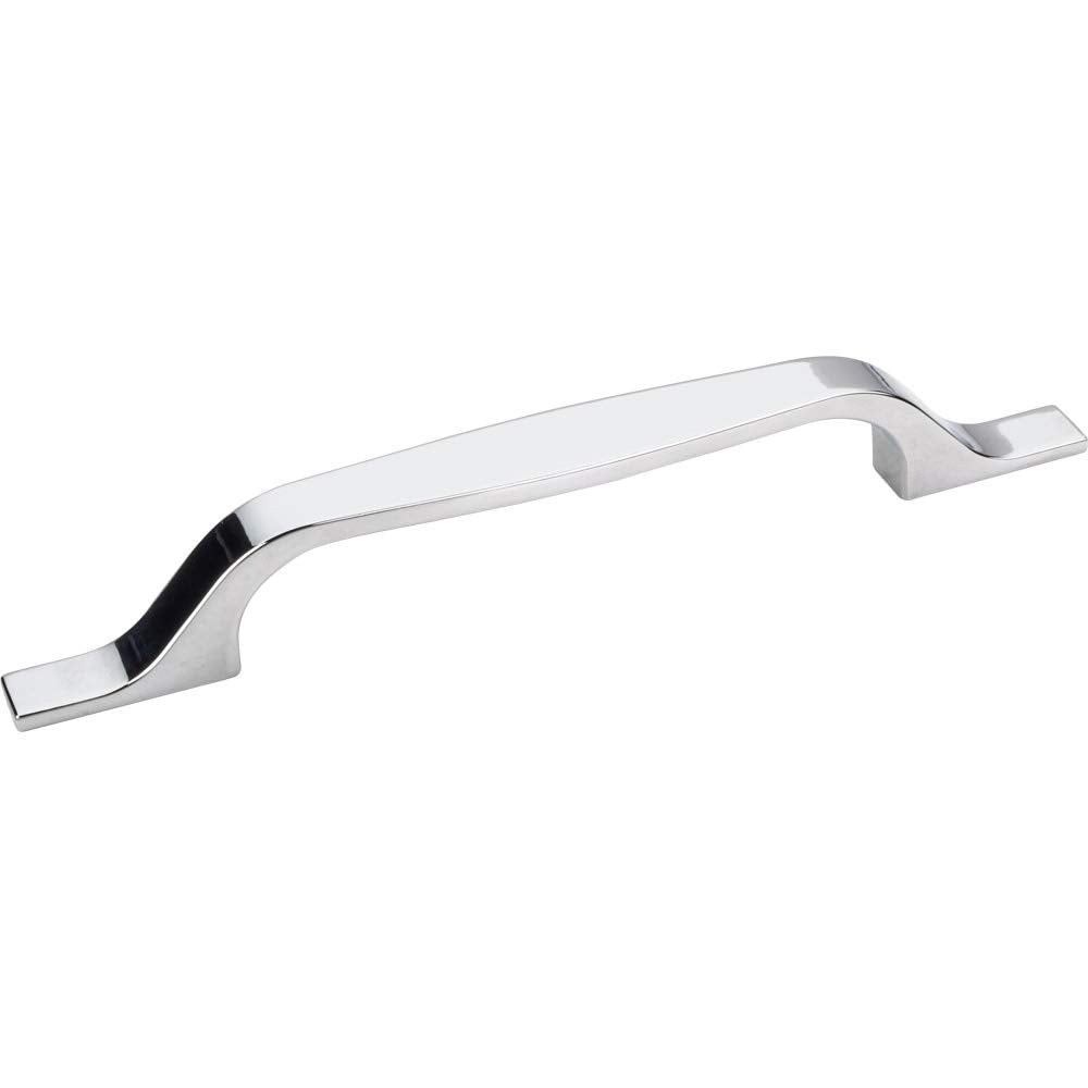 Elements 382-128PC 128 mm Center-to-Center Polished Chrome Square Cosgrove Cabinet Pull