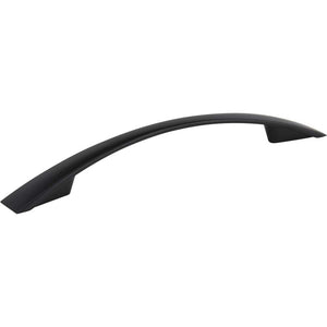 Jeffrey Alexander 847-128MB 128 mm Center-to-Center Matte Black Flared Regan Cabinet Pull