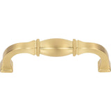 Jeffrey Alexander 278-96BG 96 mm Center-to-Center Brushed Gold Audrey Cabinet Pull