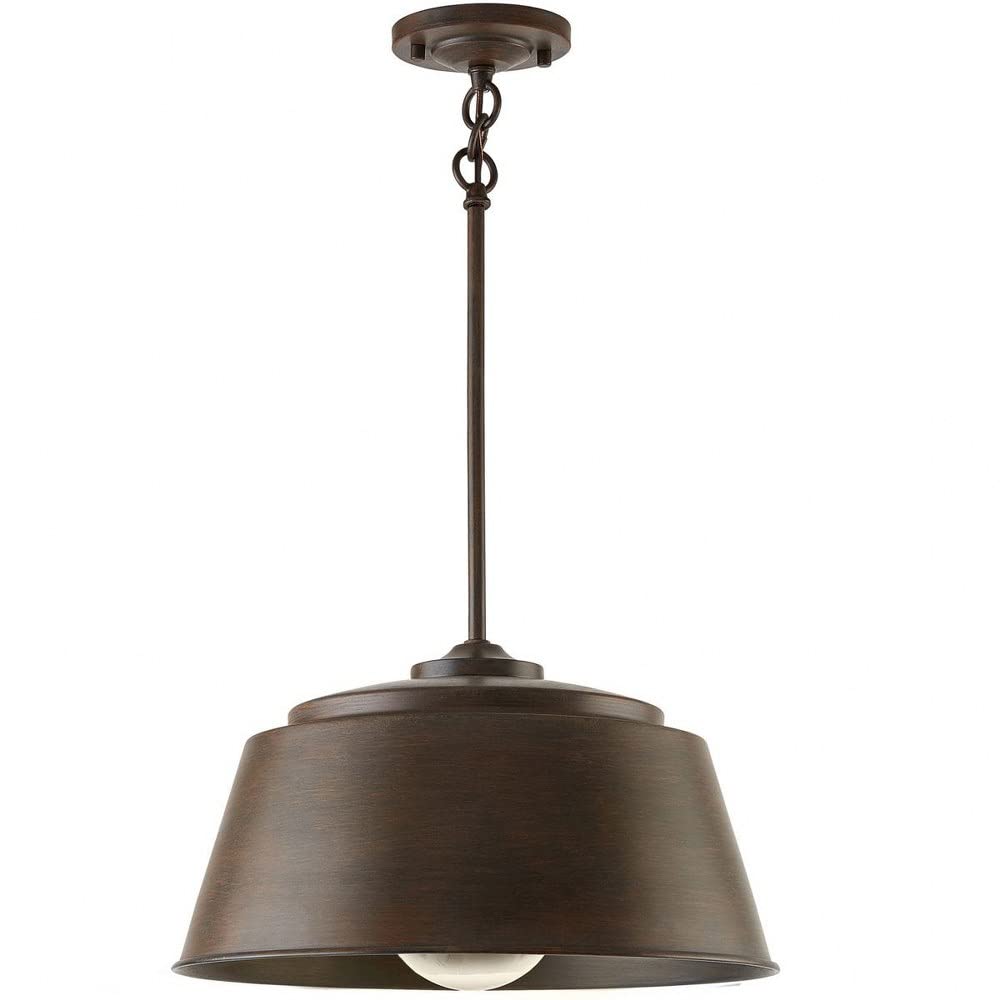 Capital Lighting 229111NG Tybee 1 Light Pendant Nordic Grey