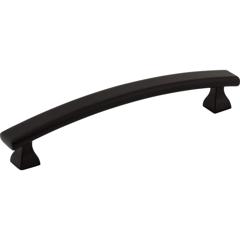 Elements 449-128MB 128 mm Center-to-Center Matte Black Square Hadly Cabinet Pull