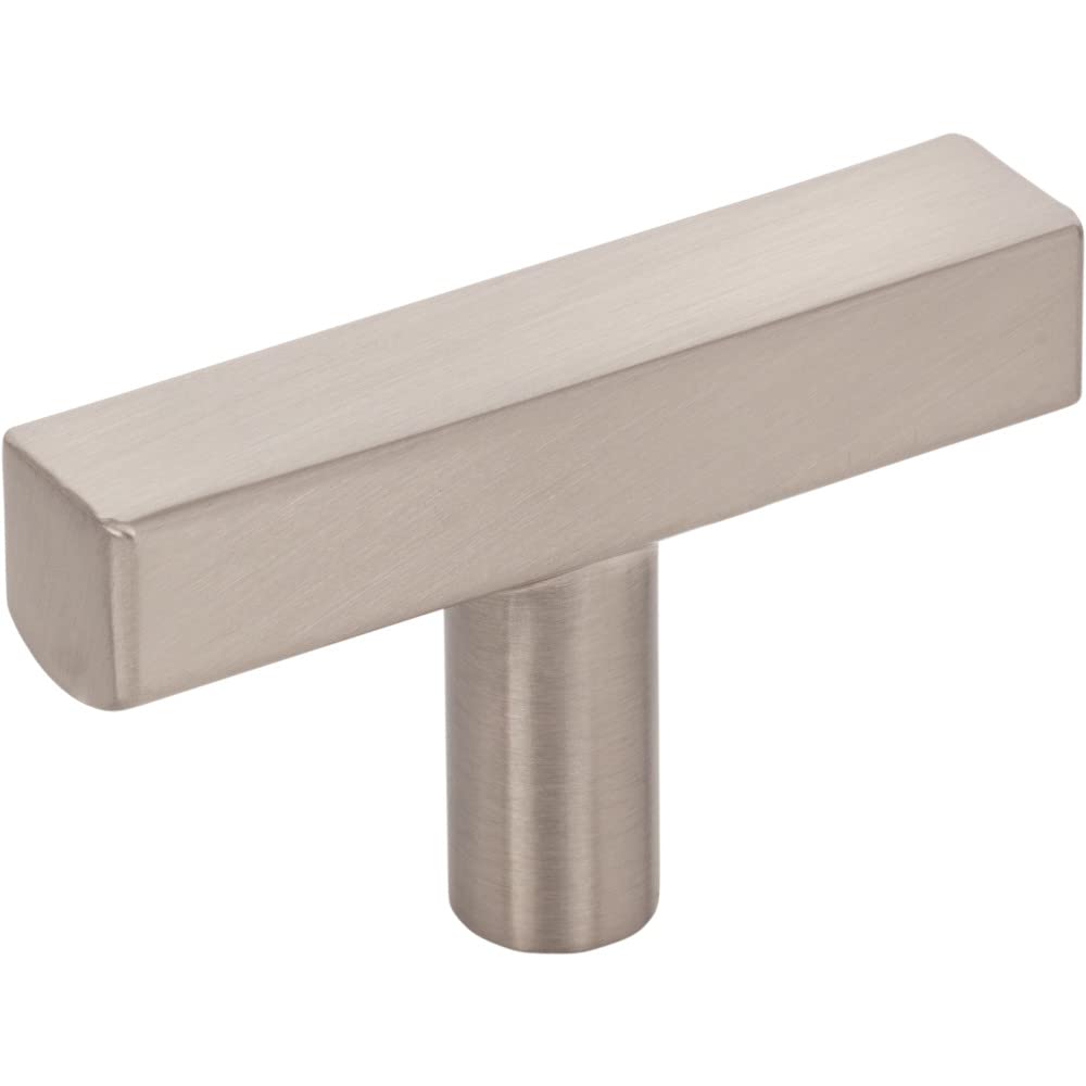 Jeffrey Alexander 845T-SN 2" Satin Nickel Dominique Cabinet "T" Knob