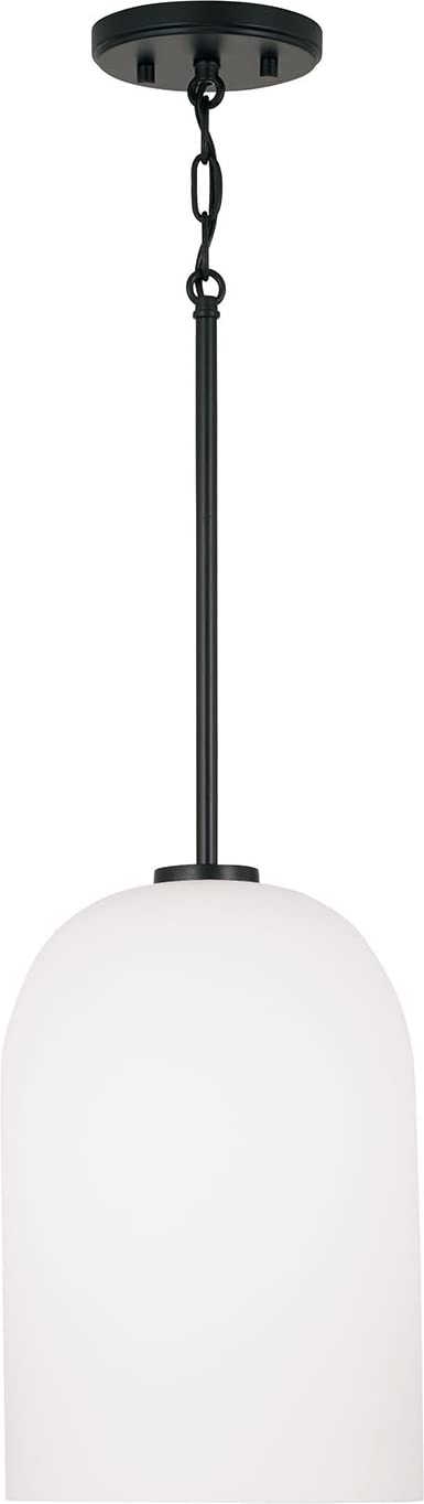 Capital Lighting 348811MB Lawson 1 Light Pendant Matte Black