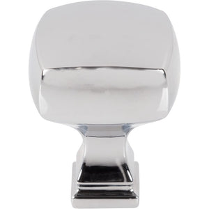 Jeffrey Alexander 278PC 1-1/8" Overall Length Polished Chrome Square Audrey Cabinet Knob