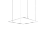 Kuzco PD88160-WH PIAZZA 60" PENDANT WH TEXTURED DOWN ONLY DUO CANOPY 930 TRIAC 120 128W