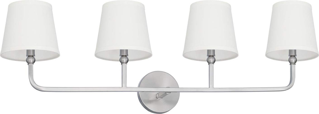 Capital Lighting 119341BN-674 Dawson 4 Light Vanity Brushed Nickel