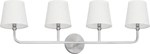 Capital Lighting 119341BN-674 Dawson 4 Light Vanity Brushed Nickel
