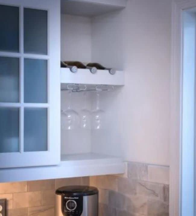 Hardware Resources 9409002 Satin Chrome Wire Stemware Rack