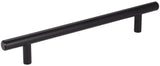 Elements 220MB-10 10-Pack of the 128 mm Center-to-Center Matte Black Naples Cabinet Bar Pull