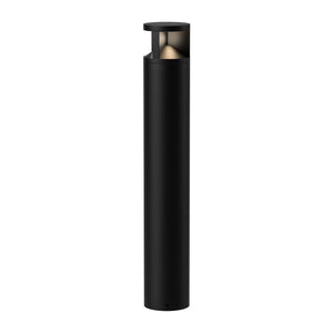Kuzco EB82239-BK GLEN 39" EXTERIOR BOLLARD TEXTURED BLACK 120-277V TRIAC/ELV LED 3000K 80CRI 24W