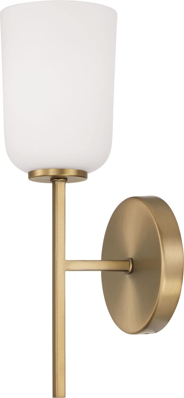 Capital Lighting 648811AD-542 Lawson 1 Light Sconce Aged Brass