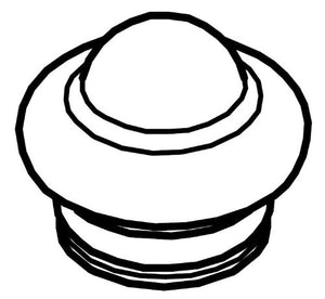 Pfister 941-044 Catalina 548 Series Button with O-Ring, Polished Chrome 941-044A