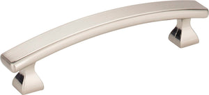 Elements 449-96SN 96 mm Center-to-Center Satin Nickel Square Hadly Cabinet Pull