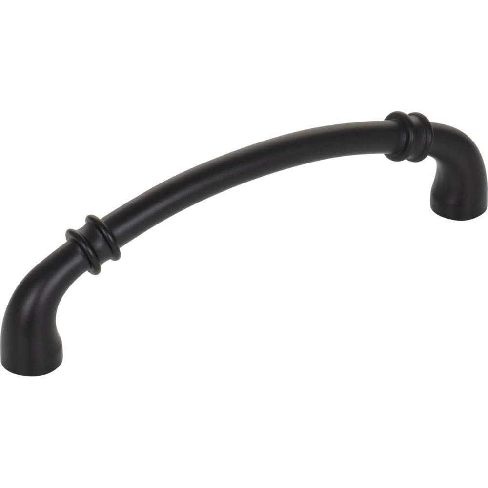 Jeffrey Alexander 445-128MB 128 mm Center-to-Center Matte Black Marie Cabinet Pull