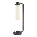 Alora TL355022UBGO WYNWOOD 22" TL URBAN BRONZE GLOSSY OPAL GLASS 1 x 60W E26