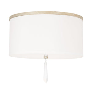 Capital Lighting 237031WG Gwyneth 3 Light Flush Mount Winter Gold