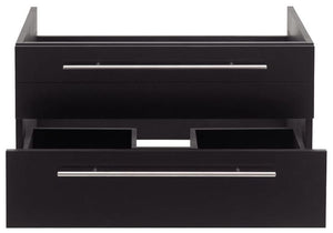 Fresca FCB6130ES-UNS Fresca Lucera 30" Espresso Wall Hung Undermount Sink Modern Bathroom Cabinet