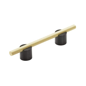 Amerock Cabinet Pull Matte Black/Matte Gold 3-3/4 inch (96 mm) Center to Center Transcendent 1 Pack Drawer Pull Drawer Handle Cabinet Hardware