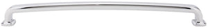 Jeffrey Alexander MO6373-18SIM-D 18" Center-to-Center Distressed Antique Silver Belcastel 1 Appliance Handle