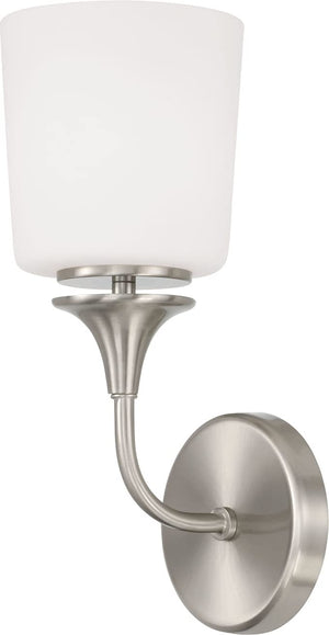 Capital Lighting 648911BN-541 Presley 1 Light Sconce Brushed Nickel