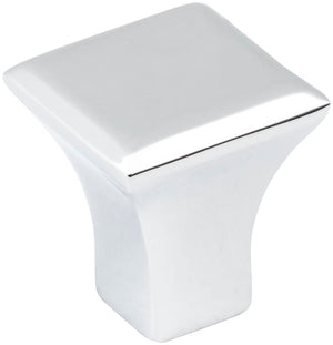 Jeffrey Alexander 972S-PC 7/8" Overall Length Polished Chrome Square Marlo Cabinet Knob