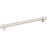 Jeffrey Alexander 5319SN 319 mm Center-to-Center Satin Nickel Key Grande Cabinet Bar Pull