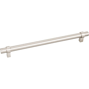 Jeffrey Alexander 5319SN 319 mm Center-to-Center Satin Nickel Key Grande Cabinet Bar Pull