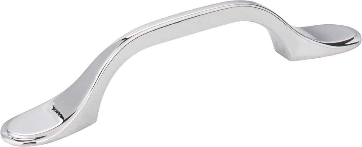 Elements 254-3PC 3" Center-to-Center Polished Chrome Kenner Cabinet Pull
