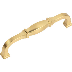 Jeffrey Alexander 278-128BG 128 mm Center-to-Center Brushed Gold Audrey Cabinet Pull