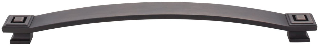 Jeffrey Alexander 585-12DP 12" Center-to-Center Distressed Pewter Square Delmar Appliance Handle