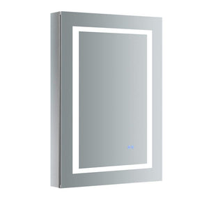 Fresca FMC022436-L Fresca Spazio 24" Wide x 36" Tall Bathroom Medicine Cabinet w/ LED Lighting & Defogger
