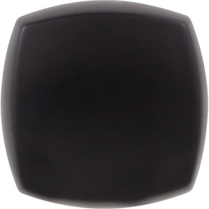 Jeffrey Alexander 278MB 1-1/8" Overall Length Matte Black Square Audrey Cabinet Knob