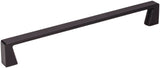 Jeffrey Alexander 177-192MB 192 mm Center-to-Center Matte Black Square Boswell Cabinet Pull
