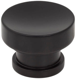 Jeffrey Alexander 484MB 1-1/4" Diameter Matte Black Elara Cabinet Knob