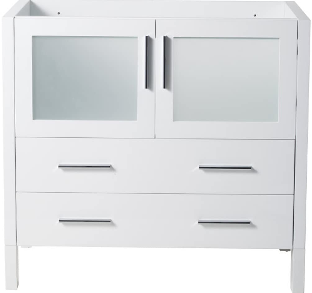 Fresca FCB6236WH Fresca Torino 36" White Modern Bathroom Cabinet